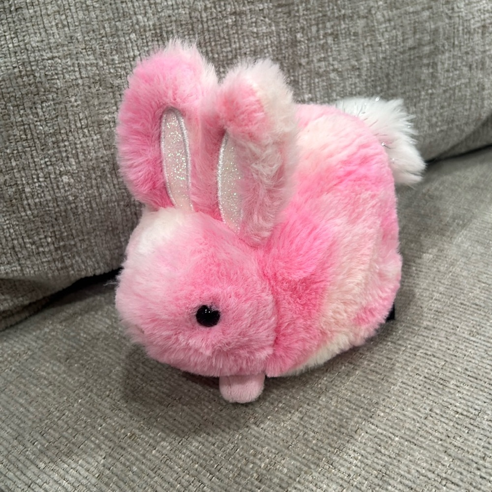 5/$15 FAO Schwarz Tye Dye Sparkly Bunny Stuffed Animal